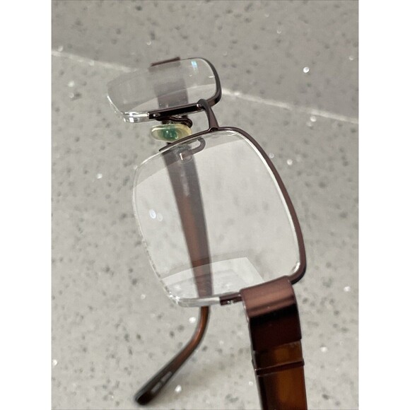 Jones New York Eyeglasses FRAMES ONLY J331 Dark Chocolate Brown 52-19-145 READ - Picture 8 of 10